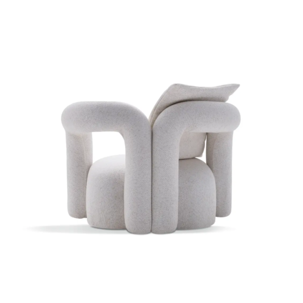 Poltrona Gaia Orgânica, poltrona com detalhe orgânico nas costas, poltrona com base fixa, poltrona para escritório, poltrona para hall de entrada, poltrona para recepções, poltrona para consultórios, poltrona para sala de estar, poltrona sofisticada, poltrona design assinado, poltrona confortável, poltrona decorativa, poltrona de luxo