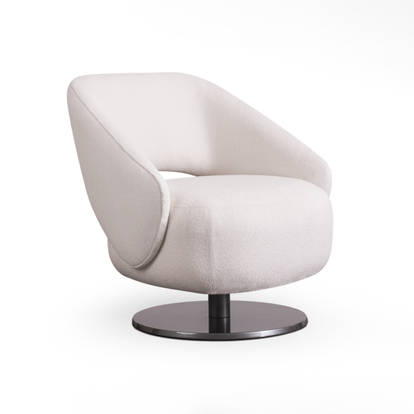 Poltrona Cici Giratória, poltrona giratória para sala de estar, poltrona moderna para sala, poltrona giratória confortável, poltrona elegante para sala de estar, poltrona giratória decoração sofisticada, poltrona de luxo para sala, poltrona giratória com design contemporâneo, poltrona para ambientes sofisticados, poltrona de alto padrão para sala, poltrona funcional para sala de estar, poltrona giratória com encosto confortável, poltrona giratória de design exclusivo, poltrona para compor decoração moderna, poltrona giratória para conforto diário, poltrona branca, poltrona giratória branca