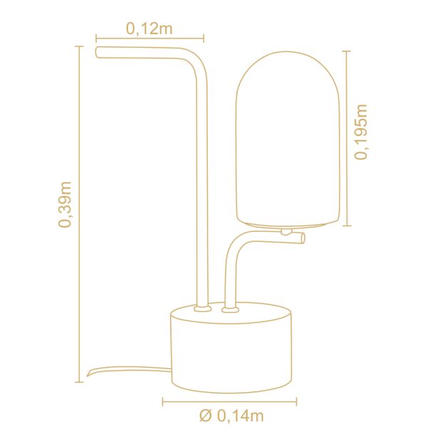 Abajur de Mesa Tocheiro Metal, abajur de mesa, luminária de mesa, iluminação para sala, iluminação para quarto, iluminação decorativa, abajur moderno, abajur industrial, iluminação para escritório, luz aconchegante, abajur minimalista, luz de leitura, abajur cabeceira, iluminação sofisticada, design contemporâneo