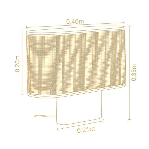 Abajur de Mesa Elíptico Palha, abajur de mesa, luminária de mesa, iluminação decorativa, abajur de palha, iluminação natural, iluminação para sala, iluminação para quarto, abajur rústico, abajur artesanal, luz aconchegante, iluminação para escritório, decoração boho, iluminação sustentável, abajur moderno, luz de leitura, abajur para cabeceira, iluminação ambiente, design orgânico, abajur minimalista