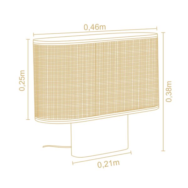 Abajur de Mesa Elíptico Palha, abajur de mesa, luminária de mesa, iluminação decorativa, abajur de palha, iluminação natural, iluminação para sala, iluminação para quarto, abajur rústico, abajur artesanal, luz aconchegante, iluminação para escritório, decoração boho, iluminação sustentável, abajur moderno, luz de leitura, abajur para cabeceira, iluminação ambiente, design orgânico, abajur minimalista