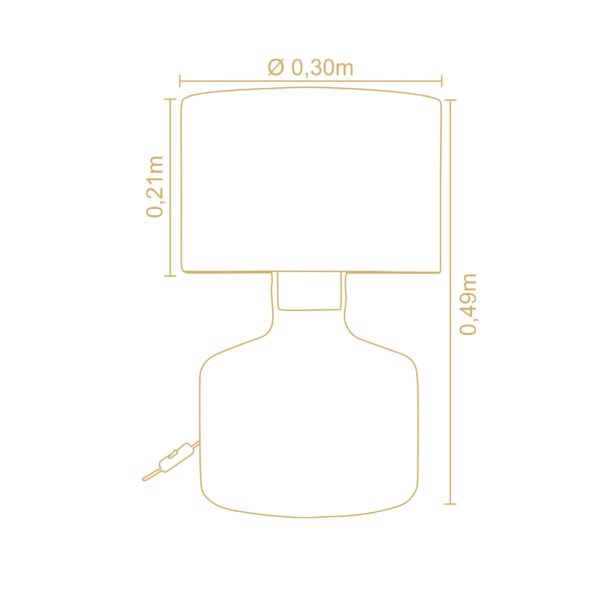 Abajur de Mesa Garrafão Cilindro Pequeno, abajur de mesa, luminária de mesa, iluminação decorativa, abajur de vidro, abajur sofisticado, design elegante, luz aconchegante, iluminação para sala, iluminação para quarto, abajur cabeceira, luz de leitura, abajur para escritório, abajur artesanal, iluminação personalizada