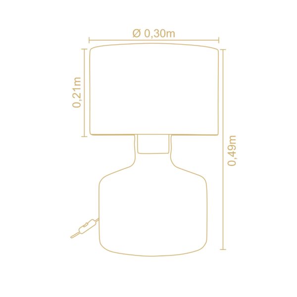 Abajur de Mesa Garrafão Cilindro Pequeno, abajur de mesa, luminária de mesa, iluminação decorativa, abajur de vidro, abajur sofisticado, design elegante, luz aconchegante, iluminação para sala, iluminação para quarto, abajur cabeceira, luz de leitura, abajur para escritório, abajur artesanal, iluminação personalizada