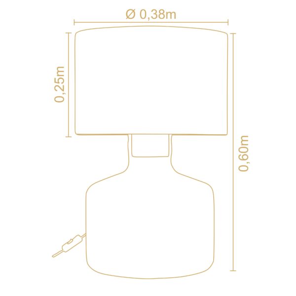 Abajur de Mesa Garrafão Cilindro Grande, abajur de vidro, abajur design, luminária de mesa, iluminação decorativa, luz aconchegante, abajur sofisticado, iluminação para sala, iluminação para quarto, abajur para escritório, abajur cabeceira, luz de leitura, abajur artesanal, iluminação elegante