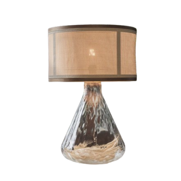 Abajur de Mesa Laís Palha, abajur de palha natural, iluminação aconchegante, abajur para sala de estar, abajur para quarto, iluminação rústica, abajur decorativo, luz suave, design artesanal, abajur para mesa lateral, abajur para escritório, iluminação para recepção, abajur para hotel, iluminação natural