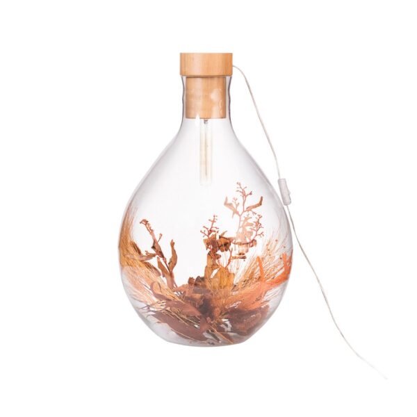 Abajur Garrafão Vidro, abajur de vidro, iluminação sofisticada, abajur para sala de estar, abajur para quarto, iluminação aconchegante, abajur para mesa lateral, abajur para escritório, abajur decorativo, luz suave, design elegante, iluminação para recepção, abajur para hotel, iluminação para consultório
