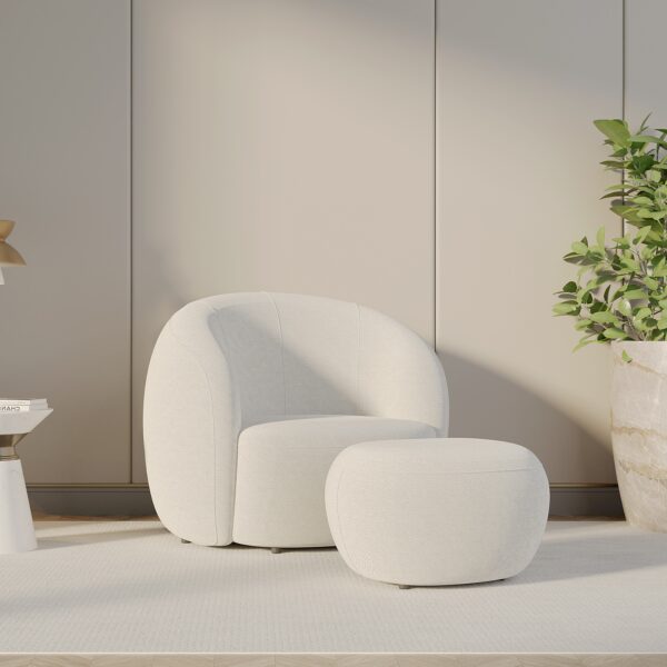 poltrona sol fixa, poltrona com puff, poltrona para sala de estar, poltrona para leitura, poltrona confortável, poltrona decorativa, poltrona fixa com puff, poltrona com puff estofado, poltrona para consultório, poltrona para ambientes residenciais